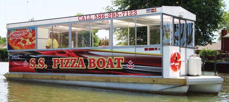 Sorrento's Pizza Boat on Lake St. Clair! - JobbieCrew.com