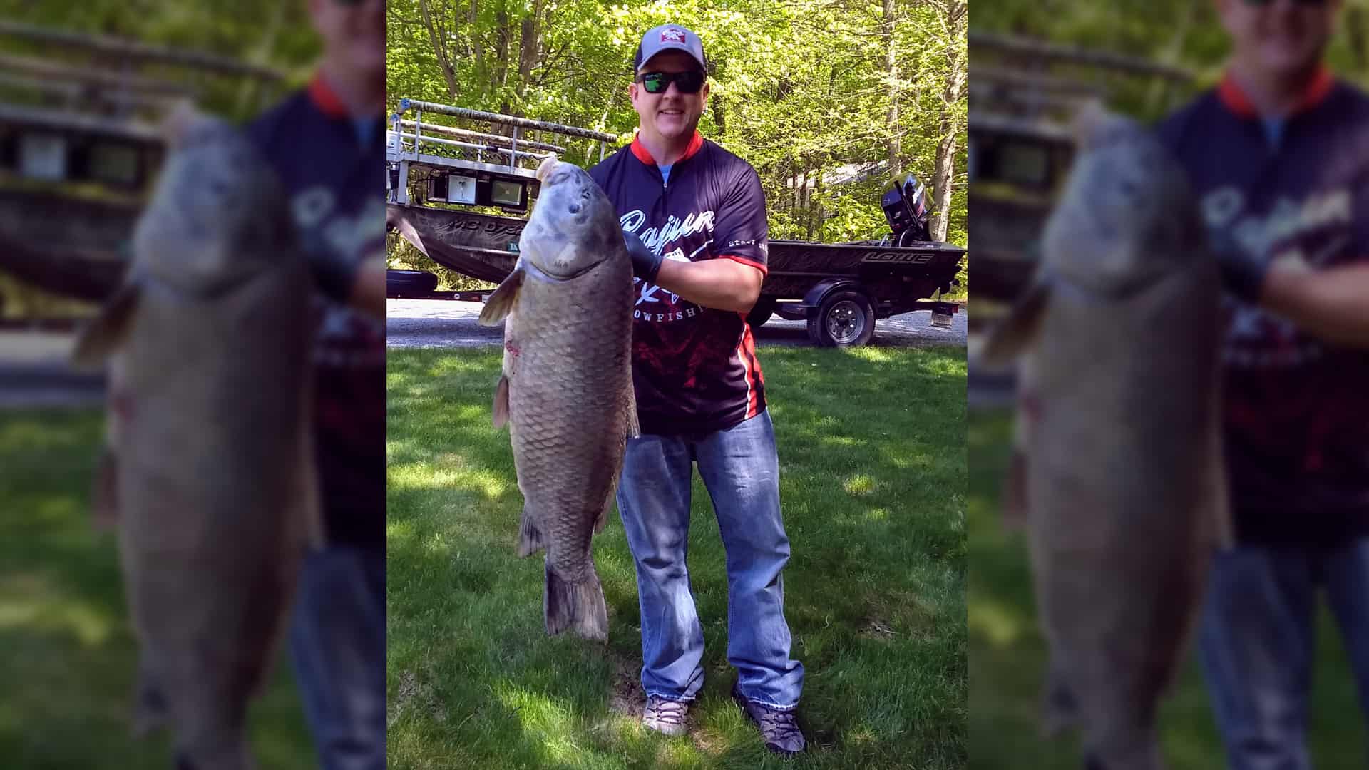 Huge BLACK BUFFALO FISH Caught in Michigan! -