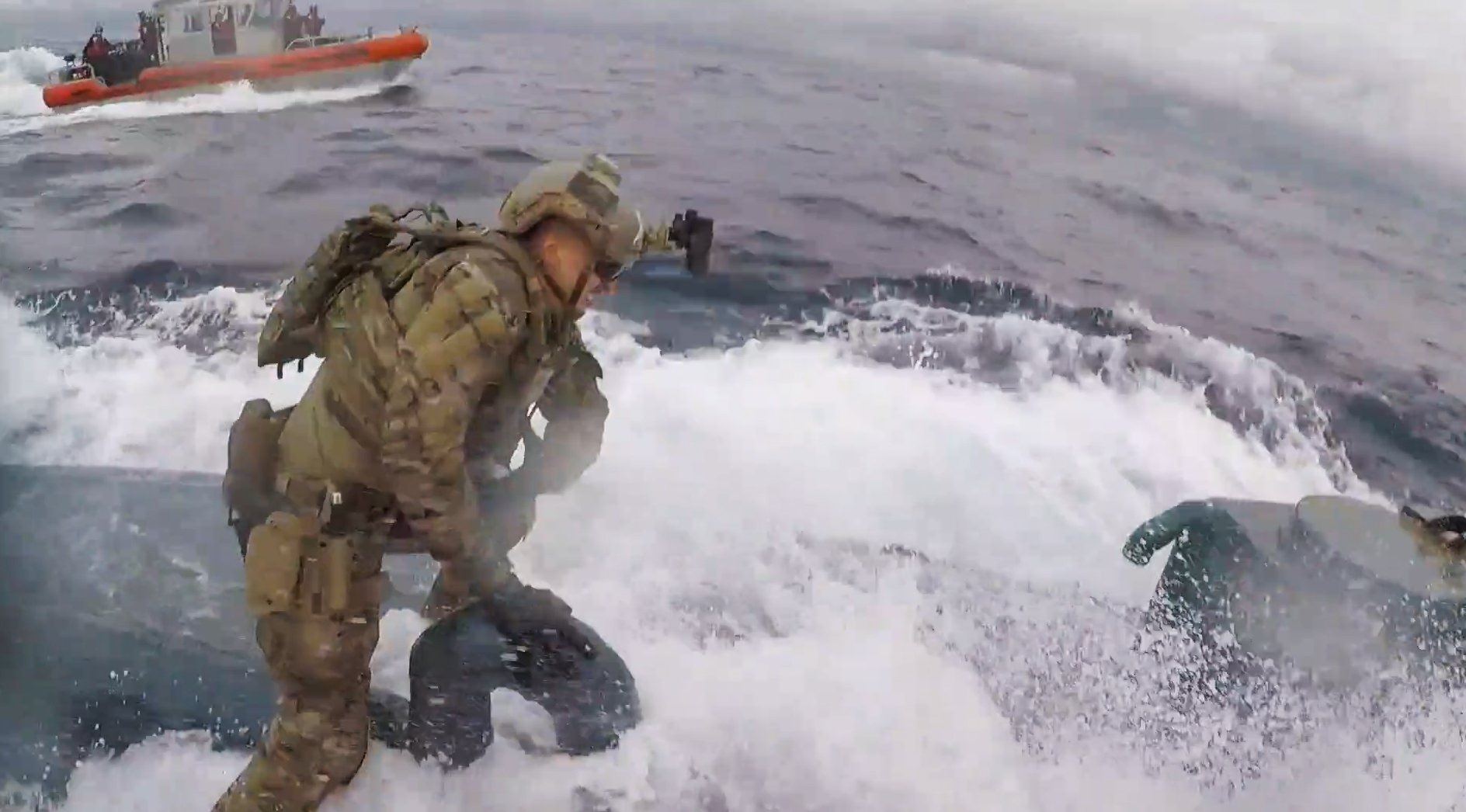 Video Us Coast Guard Intercepts Narco Sub Carrying 17000 Pounds Of 