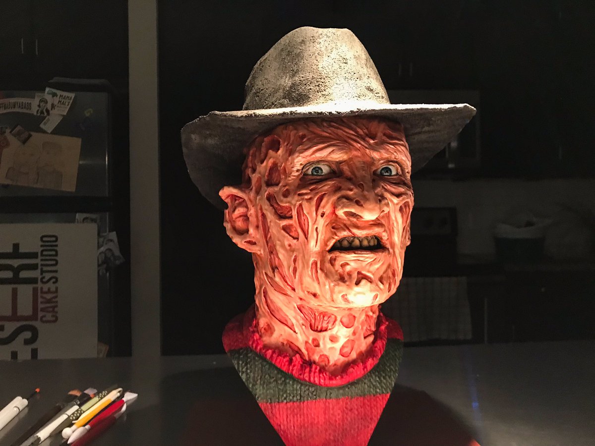 The hyper-realistic Freddy Krueger Cake is one of the coolest cakes we&apos...