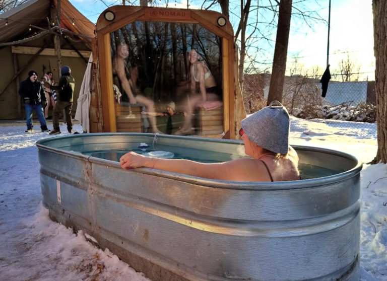 Islandview Sauna Club in Detroit Completes Upgrade (includes wood-burning saunas)