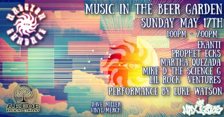 Halcyon Sundaze: Music in the Beer Garden (Sun. May 17, 2026) Corner Brewery, Ypsilanti