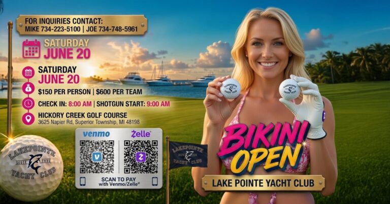 LPYC’s 3rd annual Bikini Open golf tournament (Sat. June 20, 2026) Ypsilanti