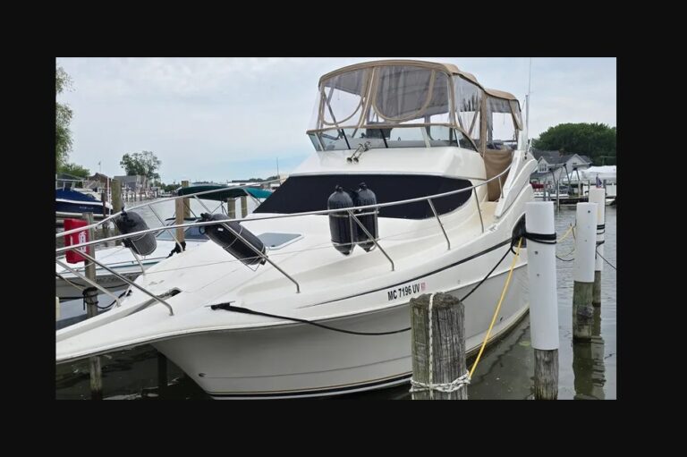 Local Boat for Sale: this 35-Foot Silverton Sport Bridge is looking for a new home on Lake St. Clair